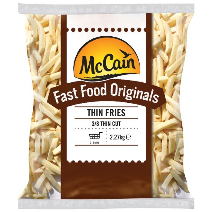 McCAIN FAST FOOD  A GRADE 3/8 4x2.5kg