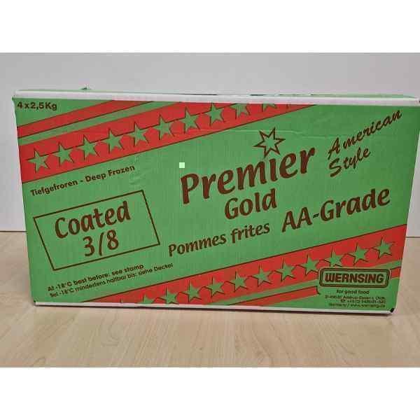 WERNSING COATED CHIPS 3/8 4x2.5kg (PREMIER GOLD)