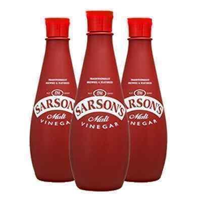 SARSON'S  VINEGAR PLASTIC BOTTLE 12X300ML